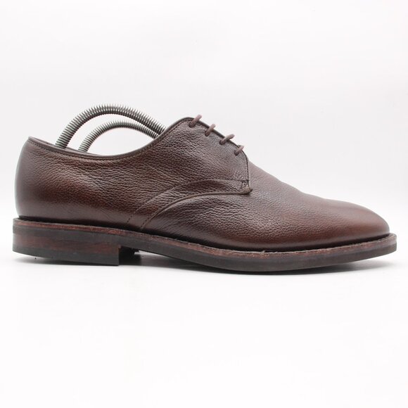 Allen Edmonds Nomad Men's Size 10 D Derby Oxford Brown Pebble Leather - Picture 1 of 11